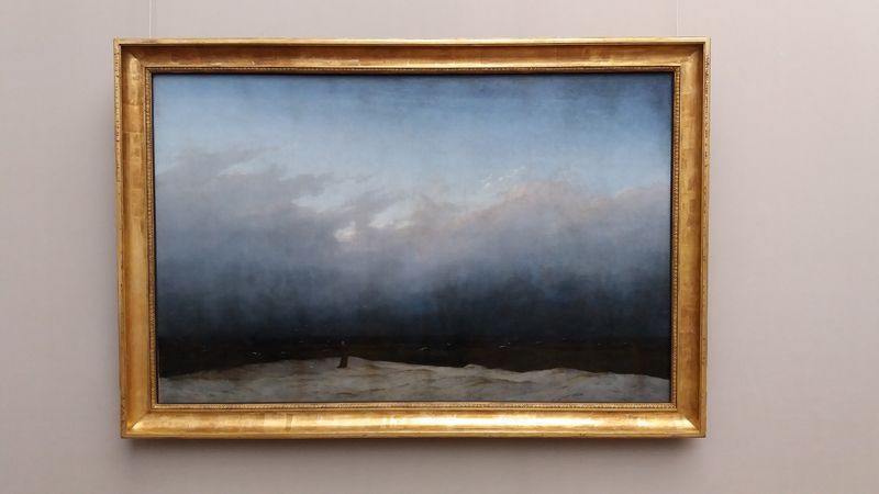 Der Mönch am Meer von Caspar David Friedrich